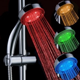 LED-suihkupään värin...
