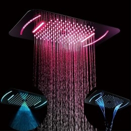 LED-suihkupää Kromi...