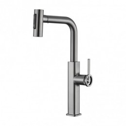 Gunmetal-Harmaa Yksiotehana...