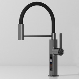 Gunmetal-Harmaa Keittiöhana...